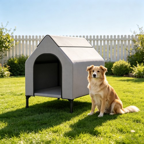 Large metal dog - metal, house