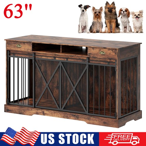 Double dog crate - double, furniture