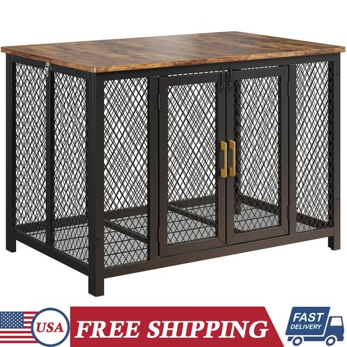 Dog crate furniture - dog, wooden