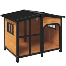 PawHut Wooden Dog Kennel, Dog
