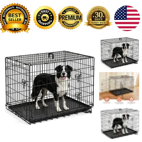 Dog crate inch foldable - inch, pet
