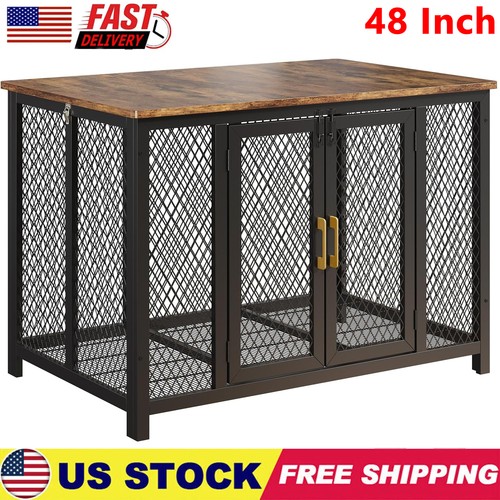 Large dog crate heavy - large, duty