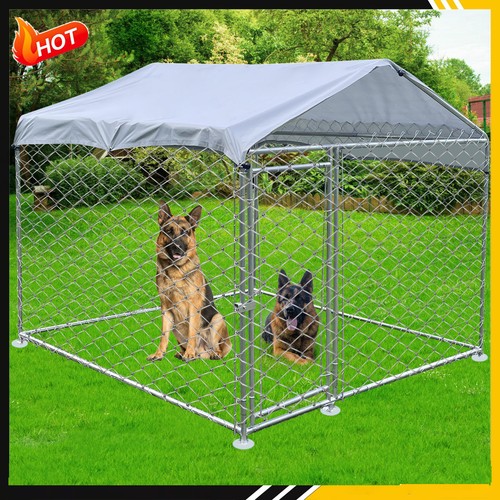 Outdoor metal dog - outdoor, cage