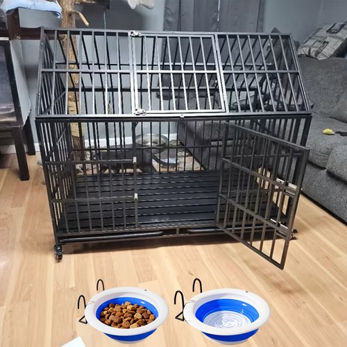 Heavy duty dog crate with - 54",
