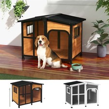 PawHut Wooden Dog Kennel, Dog