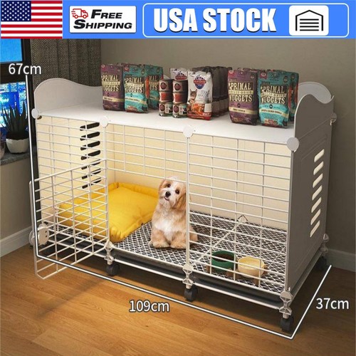 Dog crate end - end,