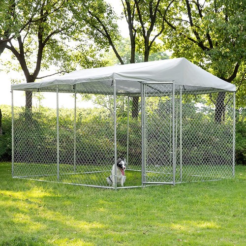 Outdoor large dog kennel heavy - outdoor,