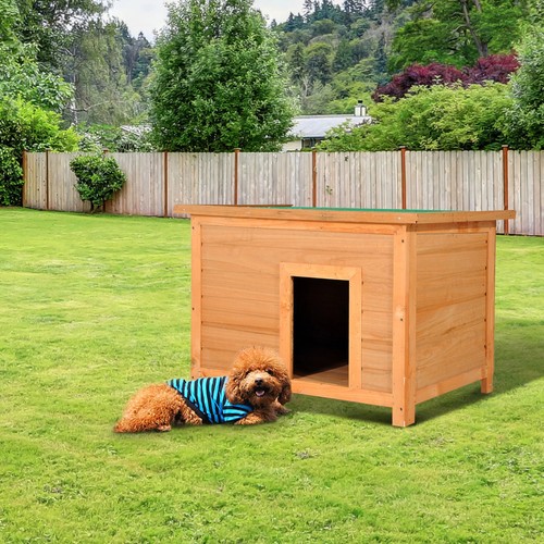 Wooden dog cat kennel outdoor - kennel,