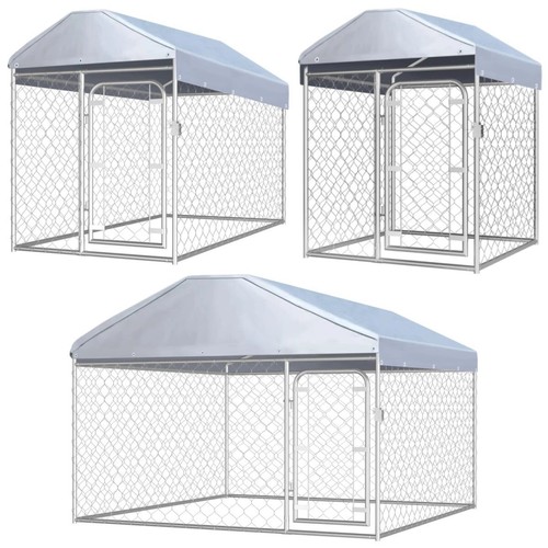 Outdoor metal dog kennel - metal,