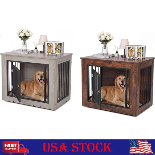 Furniture dog crate end - furniture,