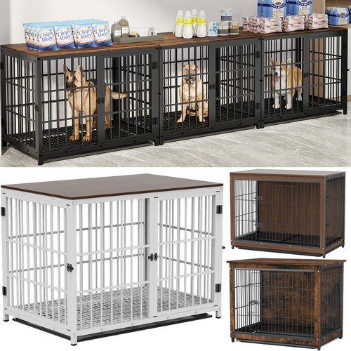 Xxl large wooden dog crate - large,