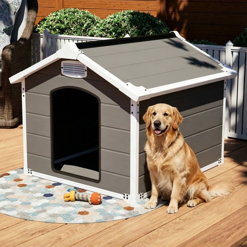 Large resin dog house - dog, outdoor
