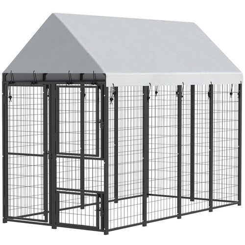 Pawhut large dog kennel - large,