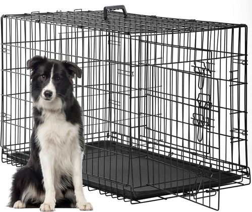 Xxl large dog crate kennel - large,