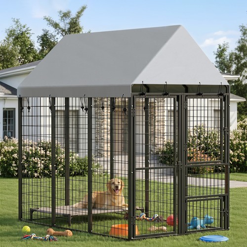 Pawhut expandable large dog - pawhut,