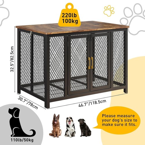 Large dog crate heavy duty - 48",