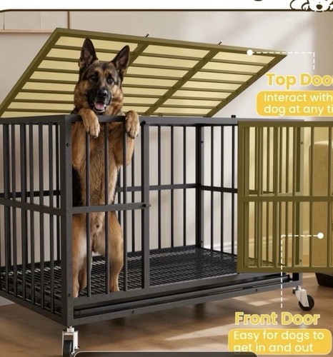 Heavy duty pet dog cage - pet,