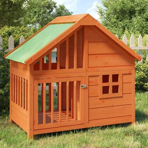 Dog kennel brown - dog,