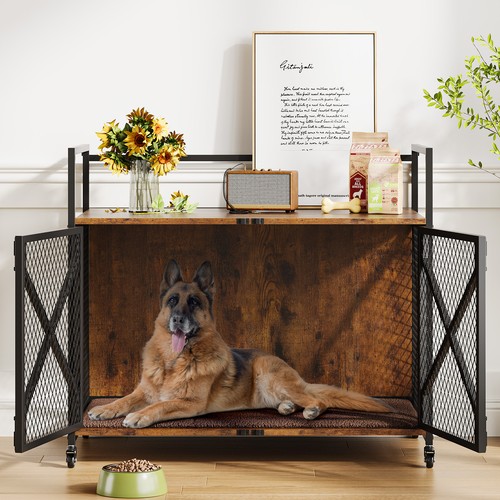 Dog crate furniture - dog, 41"