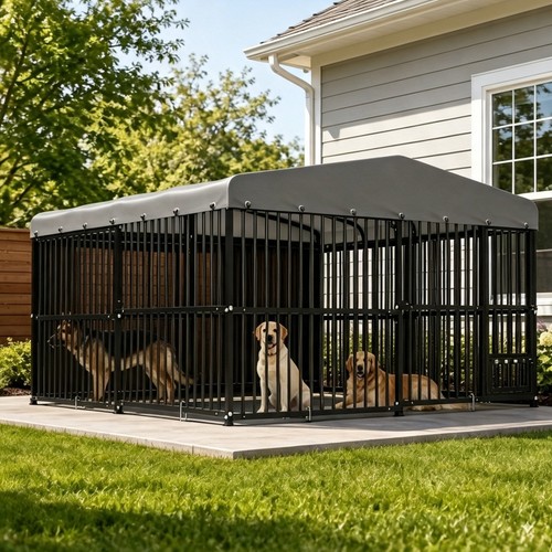 Outdoor dog kennel - outdoor,